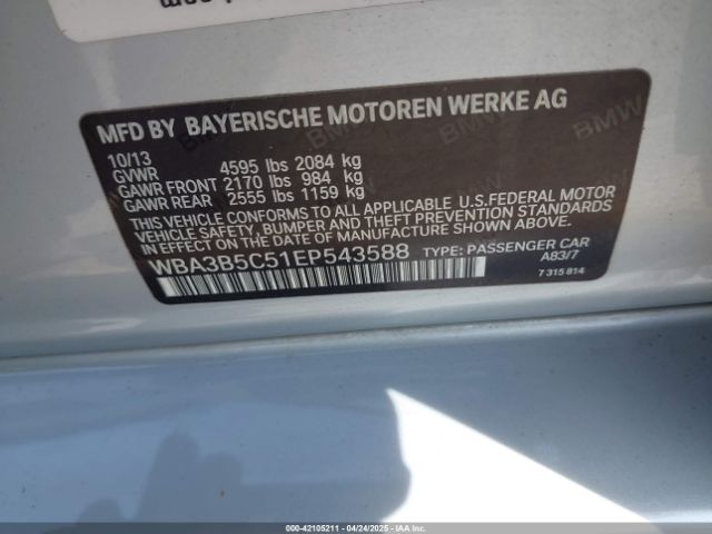 WBA3B5C51EP543588 BMW 328i Xdrive