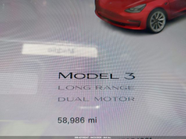 5YJ3E1EB6MF054361 Tesla Model 3 Long Range Dual Motor All-wheel Drive