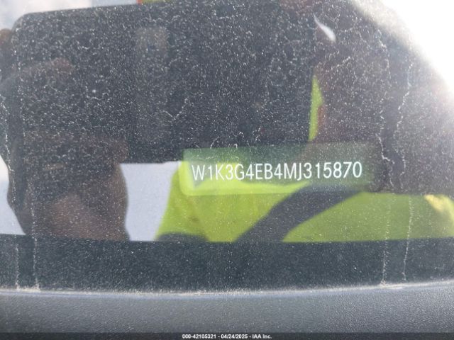 W1K3G4EB4MJ315870 Mercedes-Benz m260