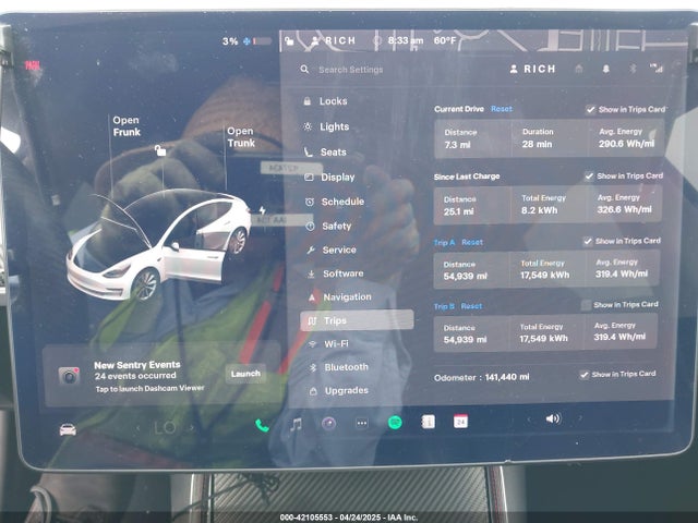 2019 TESLA MODEL 3 5YJ3E1EB8KF408605 Photo 6