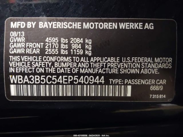 WBA3B5C54EP540944 BMW 328i Xdrive