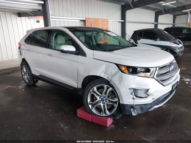 42105560 :رقم المزاد ، 2FMTK4K81FBB66953 vin ، 2015 Ford Edge Titanium مزاد بيع