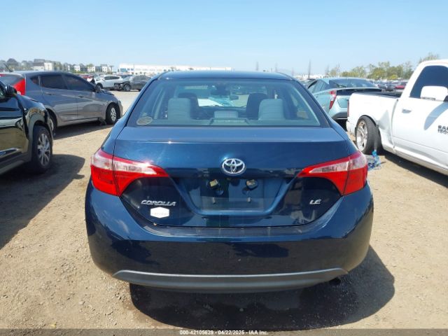 2T1BURHE6KC185004 Toyota COROLLA LE