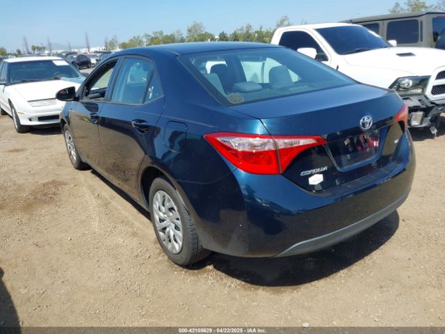 2T1BURHE6KC185004 Toyota COROLLA LE