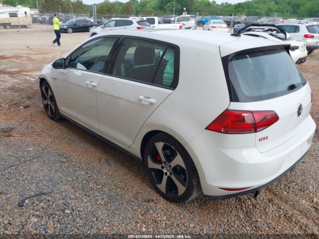 3VW447AU5GM040305 Volkswagen Golf Gti Autobahn W/performance Package 4-door