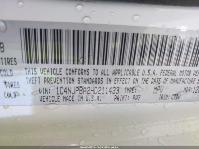 2017 JEEP PATRIOT 1C4NJPBA2HD211433 Photo 8
