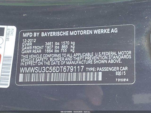 2013 MINI HARDTOP WMWSU3C56DT679117 Photo 8