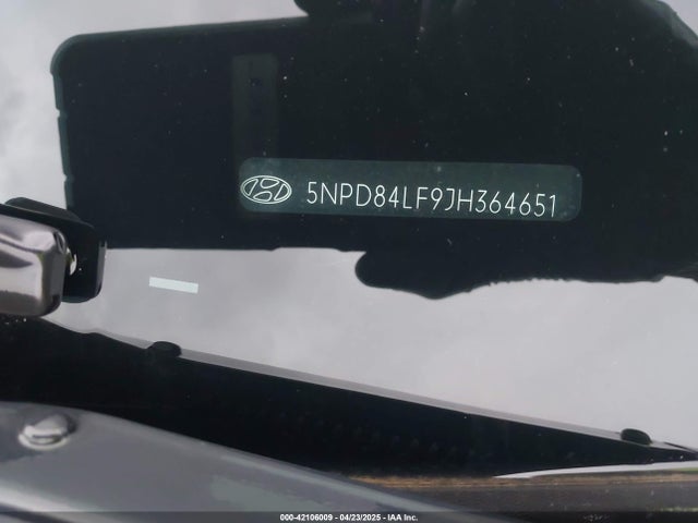 5NPD84LF9JH364651 Hyundai ELANTRA SEL