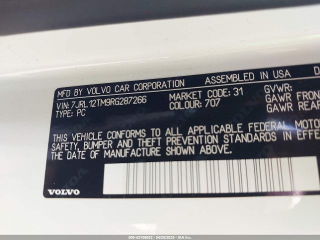 7JRL12TM9RG287266 Volvo S60 B5 Ultimate Dark Theme