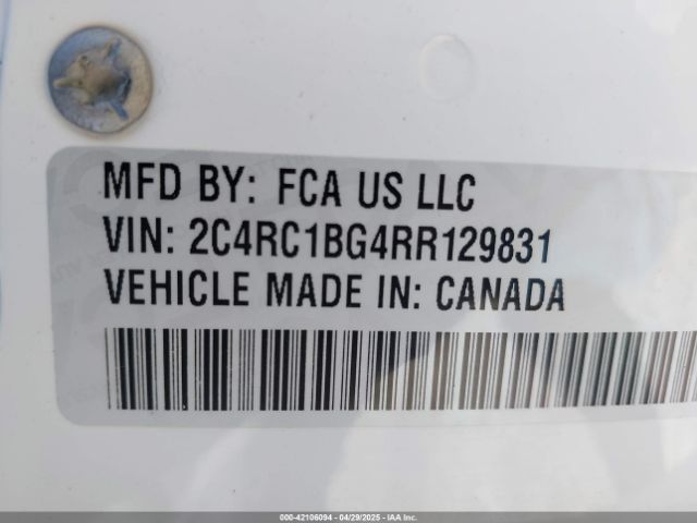 2024 CHRYSLER PACIFICA 2C4RC1BG4RR129831 Photo 8