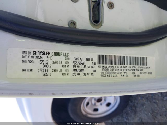 1C6RR6FT5ES170181 RAM 1500 Express