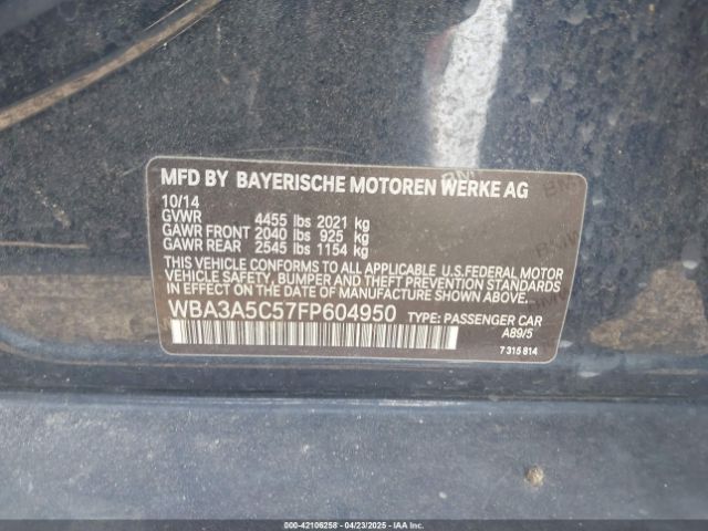 WBA3A5C57FP604950 BMW 328I
