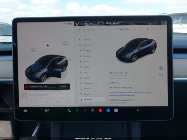 7SAYGDEE0RA263842 Tesla Model Y Long Range Dual Motor All-wheel Drive
