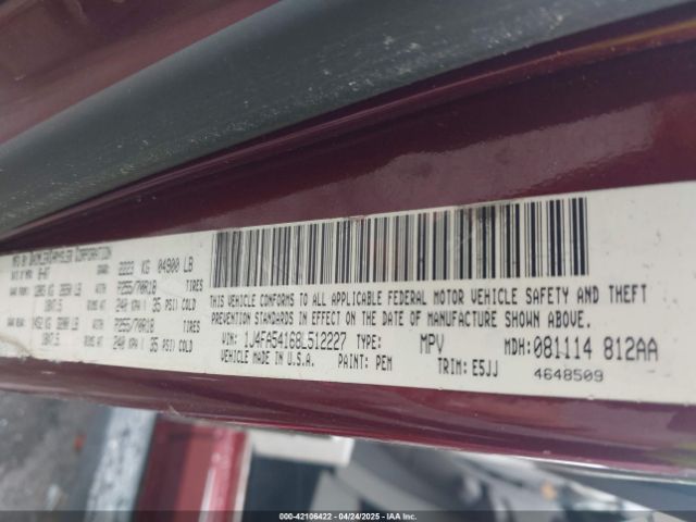 2008 JEEP WRANGLER 1J4FA54168L512227 Photo 8