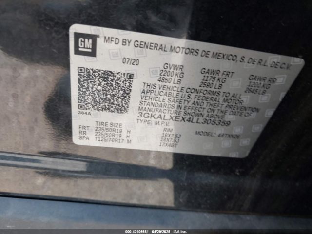 3GKALXEX4LL305359 GMC Terrain Awd Denali