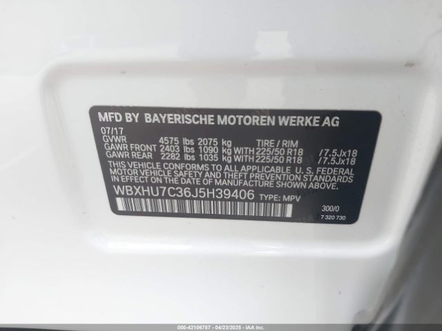 WBXHU7C36J5H39406 BMW X1 Sdrive28i