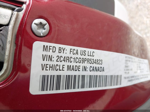 Chrysler 2023 2023 2C4RC1CG9PR534823 Image 9