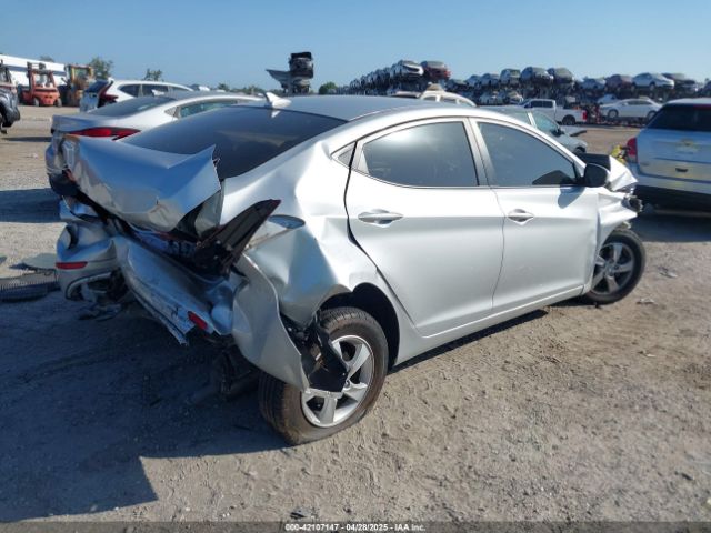 5NPDH4AE8FH590181 Hyundai ELANTRA SE
