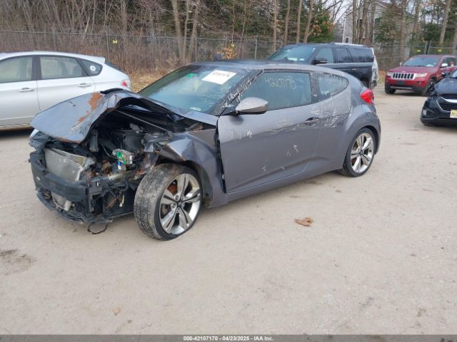 KMHTC6AD5EU183478 Hyundai Veloster Base W/black