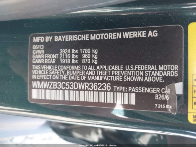2013 MINI COUNTRYMAN WMWZB3C53DWR36236 Photo 8