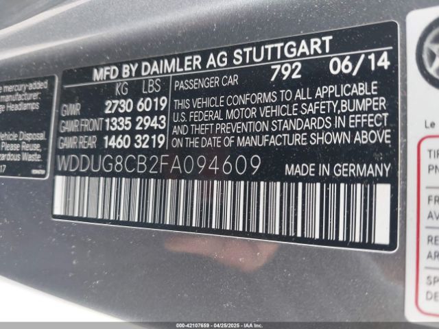 2015 MERCEDES-BENZ S 550 WDDUG8CB2FA094609 Photo 8