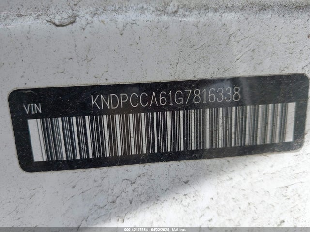 KNDPCCA61G7816338 KIA Sportage Sx