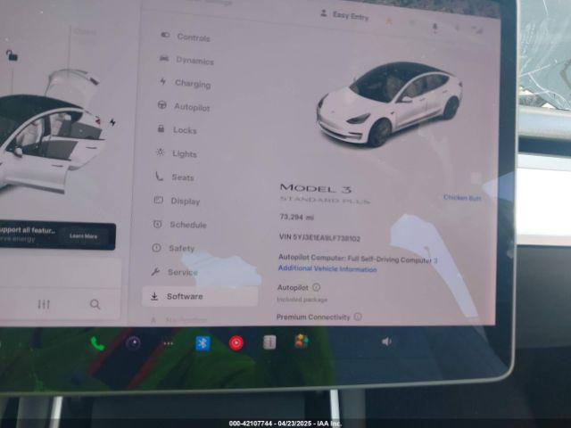 5YJ3E1EA9LF738102 Tesla Model 3 Standard Range Plus Rear-wheel Drive/standard Range Rear-wheel Drive
