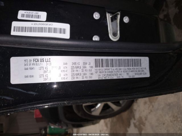 1C4PJMDX6KD427429 Jeep Cherokee Limited 4x4