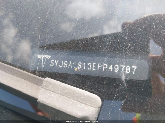 5YJSA1S13EFP49787 Tesla MODEL S