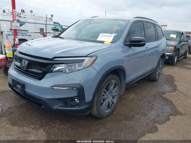 5FNYF6H37NB085799 Honda Pilot Awd Sport