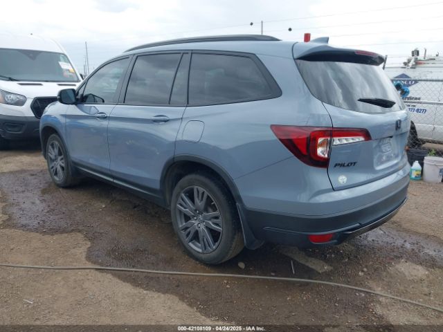 5FNYF6H37NB085799 Honda Pilot Awd Sport