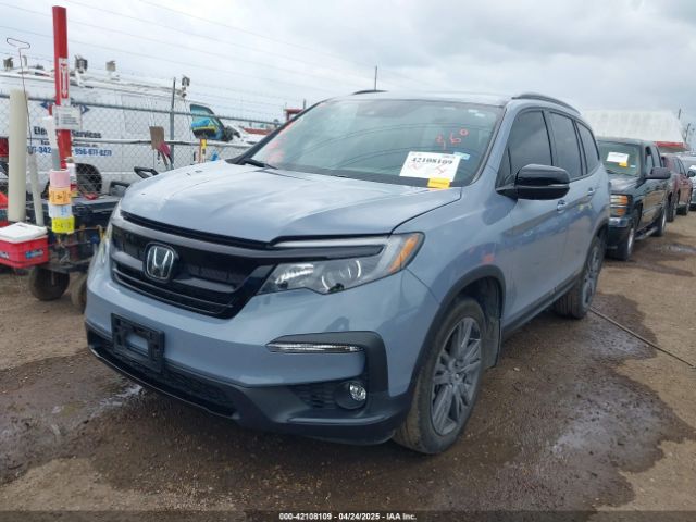5FNYF6H37NB085799 Honda Pilot Awd Sport