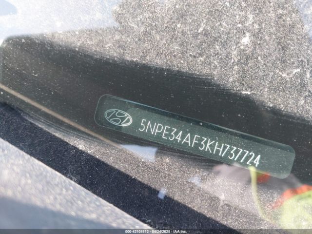 5NPE34AF3KH737724 Hyundai SONATA SEL