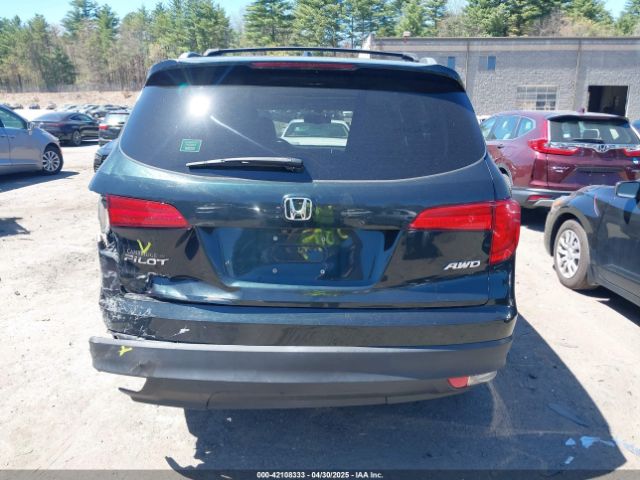5FNYF6H59GB099434 Honda Pilot Ex-l