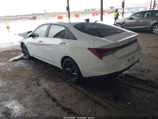 KMHLM4AJ2PU041468 Hyundai Elantra Hybrid Blue