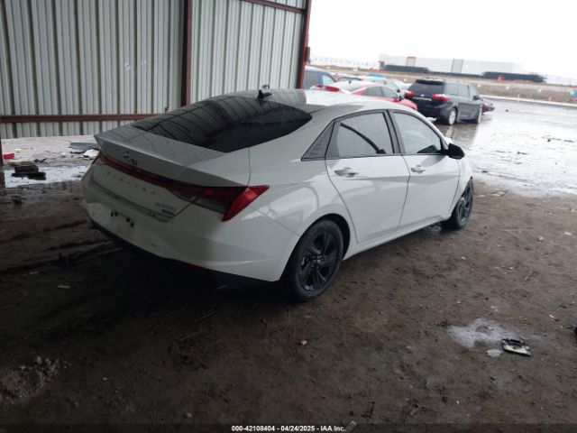 KMHLM4AJ2PU041468 Hyundai Elantra Hybrid Blue