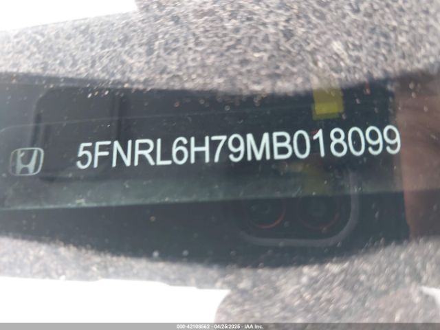 5FNRL6H79MB018099 Honda Odyssey Ex-l