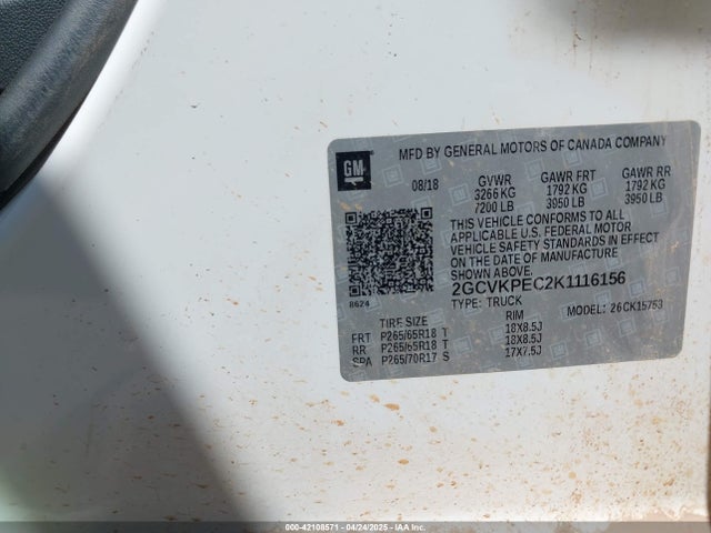 Chevrolet Silverado 1500 Ld Lt 2019 2GCVKPEC2K1116156 Image 9