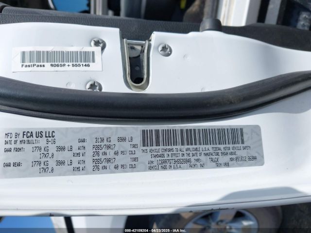 1C6RR7GT3HS526846 RAM 2017