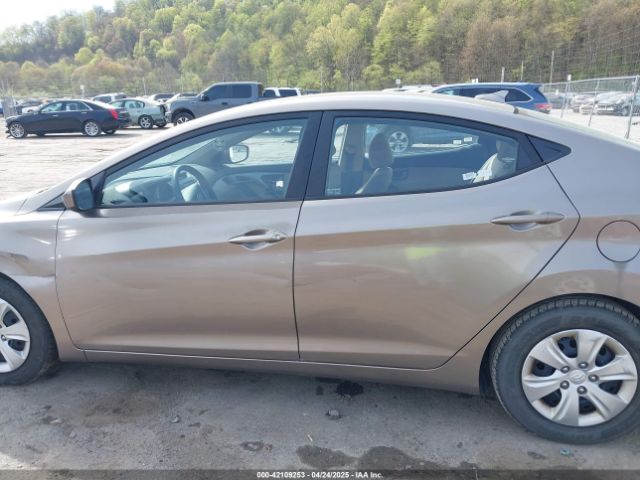 5NPDH4AE9GH698374 Hyundai ELANTRA SE