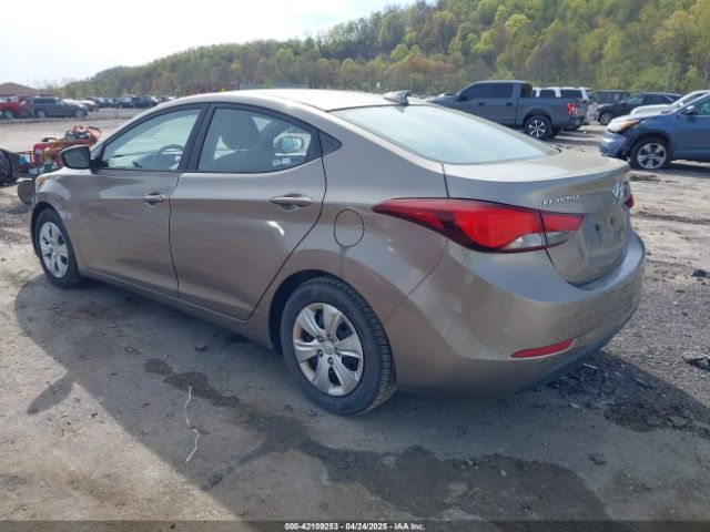 5NPDH4AE9GH698374 Hyundai ELANTRA SE