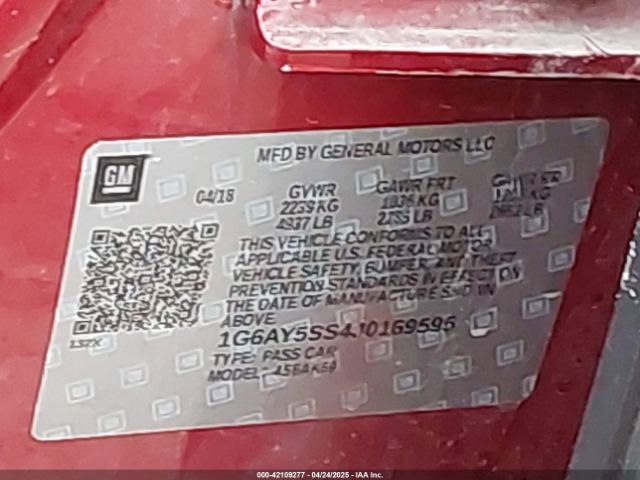 2018 CADILLAC CTS 1G6AY5SS4J0169595 Photo 8