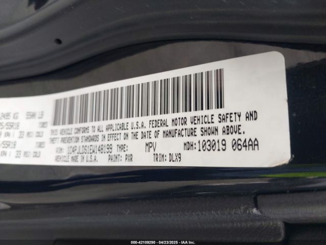 1C4PJLDS1EW148199 Jeep Cherokee Limited