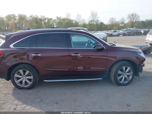 5FRYD4H9XGB011972 Acura Mdx Advance   Entertainment Packages/advance Package