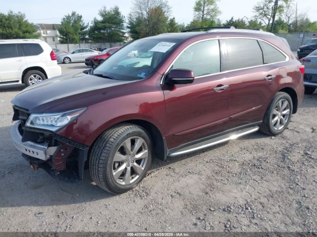 5FRYD4H9XGB011972 Acura Mdx Advance   Entertainment Packages/advance Package