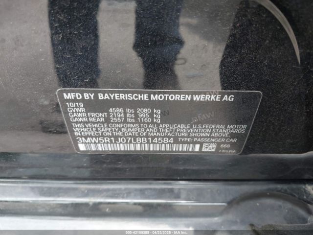 2020 BMW 330I 3MW5R1J07L8B14584 Photo 8