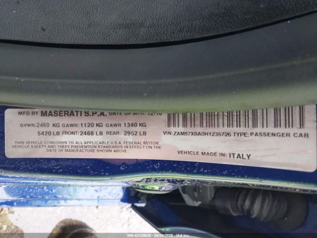 2017 MASERATI GHIBLI ZAM57XSA0H1235726 Photo 8