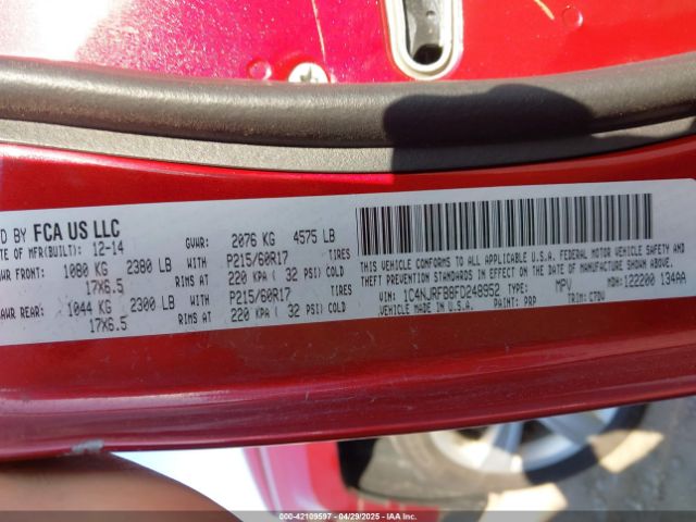 1C4NJRFB8FD248952 Jeep Patriot Latitude
