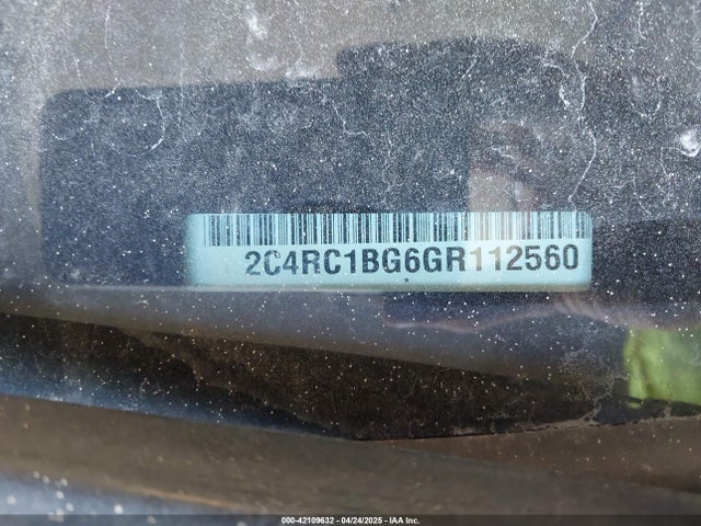 2C4RC1BG6GR112560 Chrysler Town & Country Touring