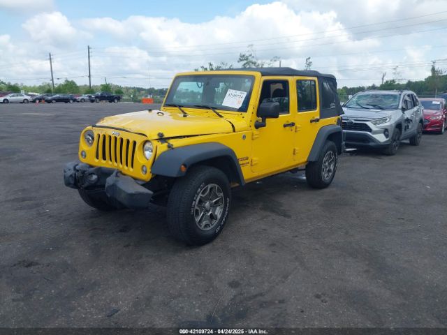 1C4BJWDG2FL643375 Jeep Wrangler Unlimited Sport
